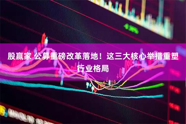 股赢家 公募重磅改革落地！这三大核心举措重塑行业格局